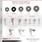 Service Caster 3.5 Inch Phenolic Wheel Swivel Top Plate Caster with Brake SCC-20S3514-PHR-TLB - alternate 2